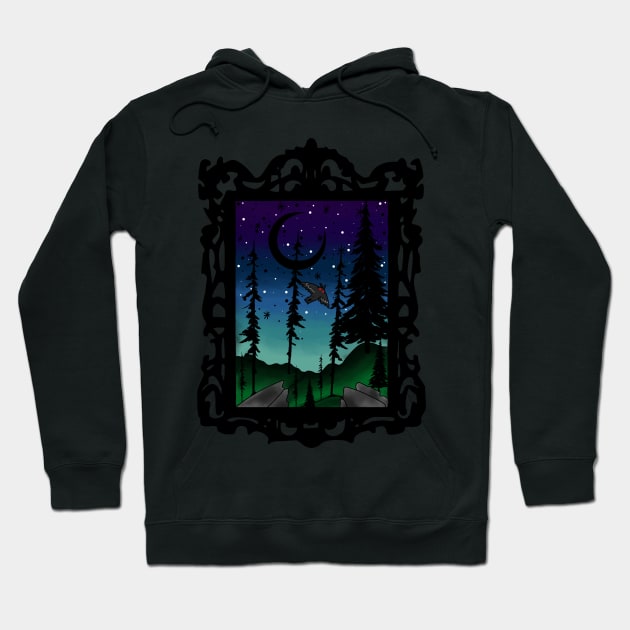 Mothman sighting Hoodie by LeeAnnaRose96